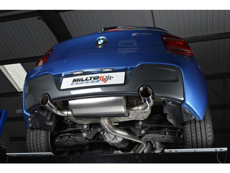 Milltek Cat Back Exhaust Race Verison With Polished Tips  - BMW M 135i 3 & 5 Door (F21 & F20)