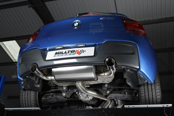 Milltek Rear Silencer Road Version - Polished Tips - BMW M 135 F21 & F20