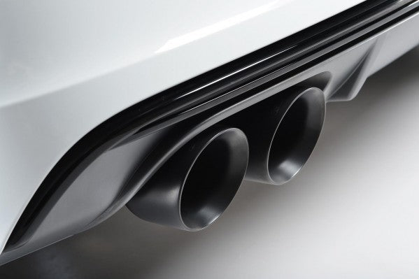 Milltek Resonated Cat Back Exhaust With Quad Round Cerakote Black Tips  - Audi S3 2.0 TFSI Quattro Sedan 8V