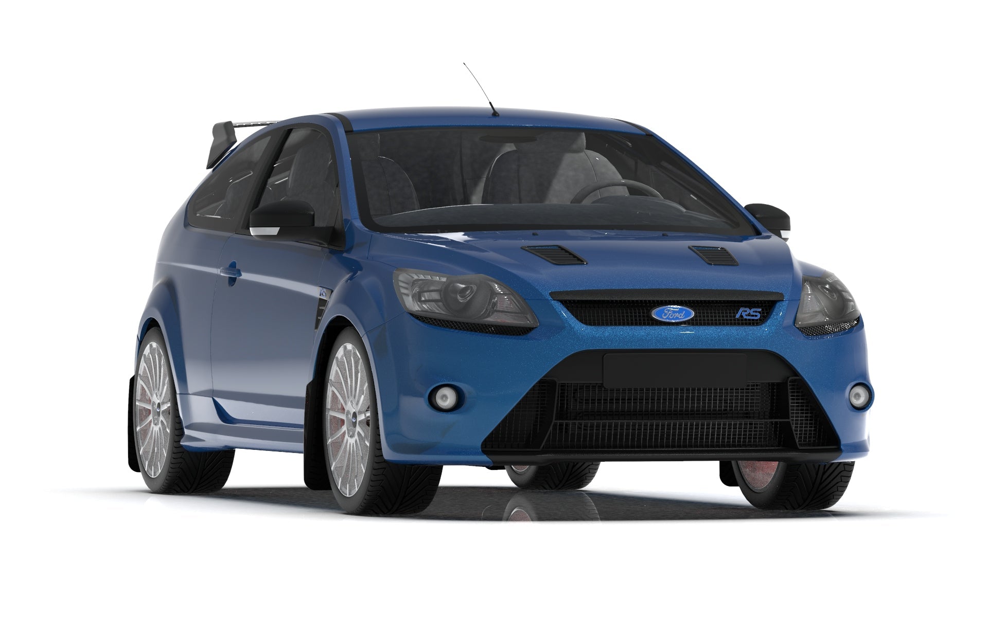 RALLY ARMOR UR MUD FLAPS: 2009–2011 FORD FOCUS MK2 RS