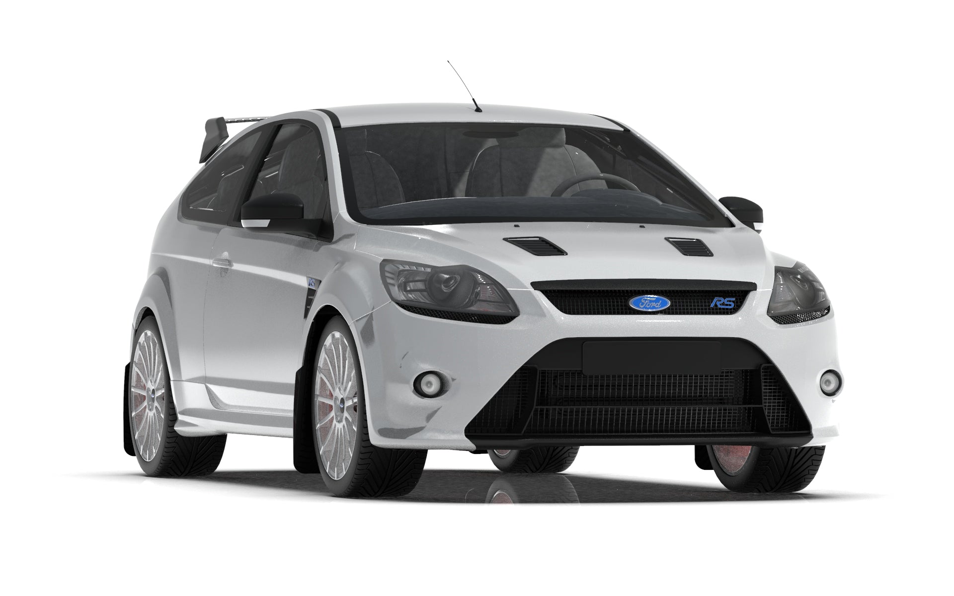 RALLY ARMOR UR MUD FLAPS: 2009–2011 FORD FOCUS MK2 RS