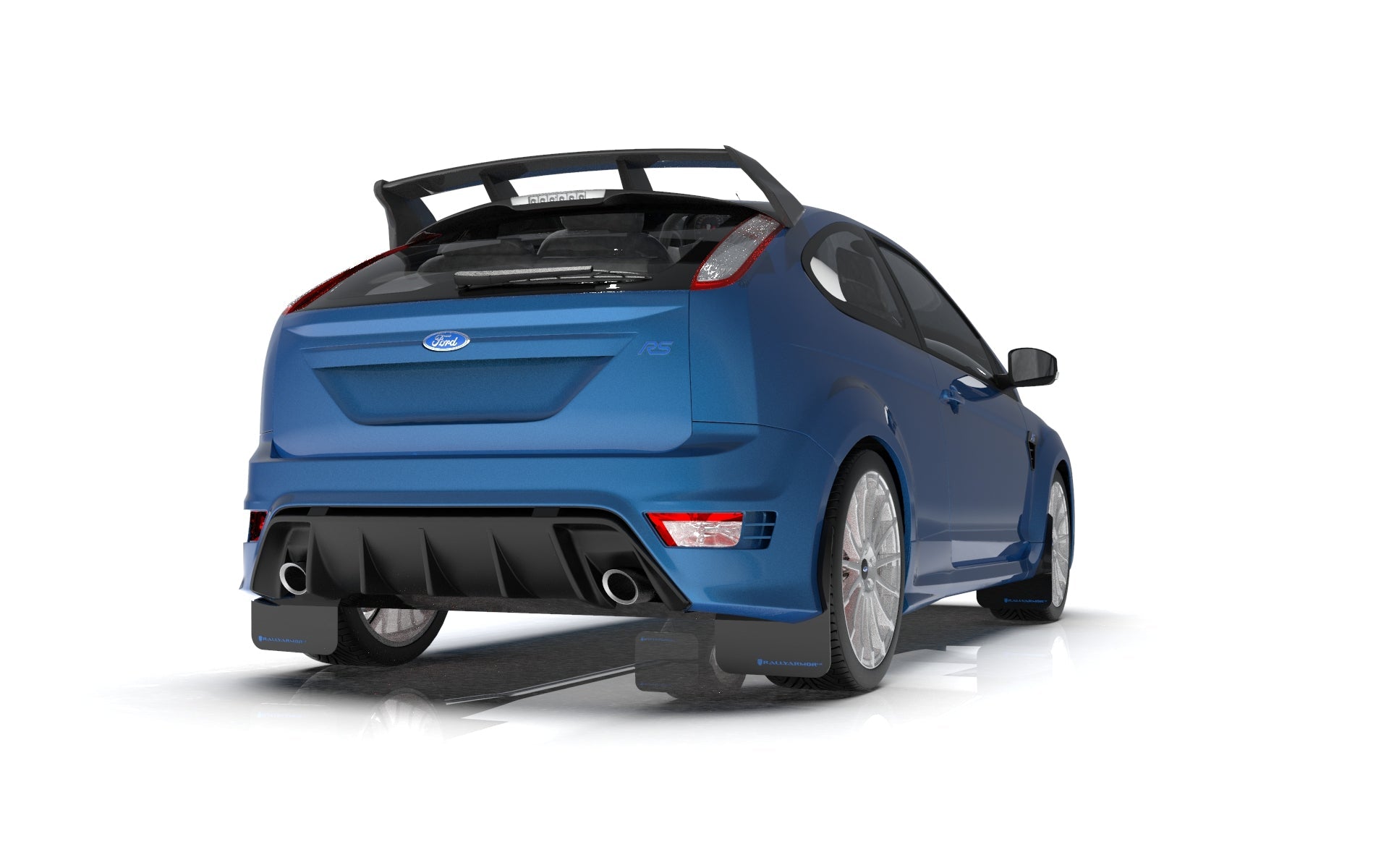 RALLY ARMOR UR MUD FLAPS: 2009–2011 FORD FOCUS MK2 RS