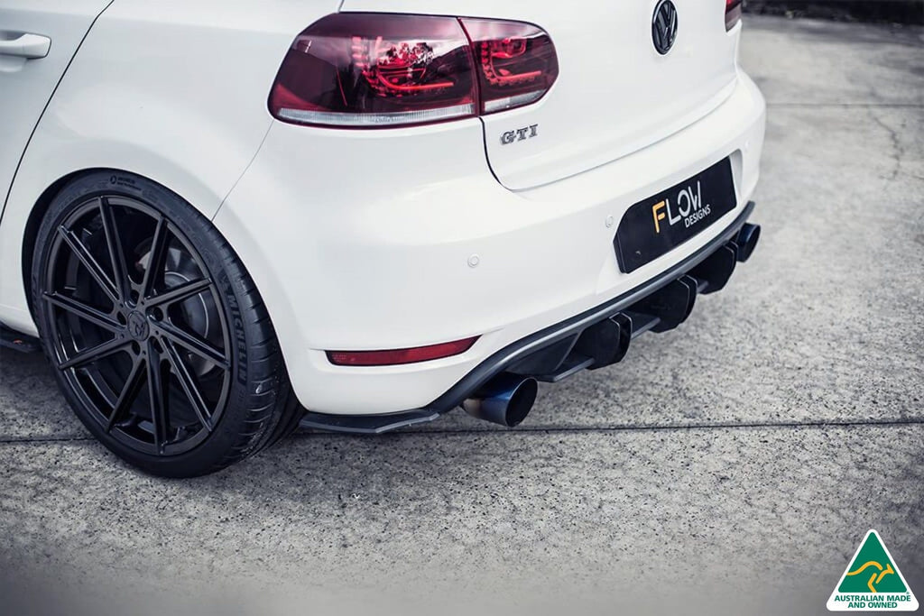 Flow Designs MK6 Golf GTI Rear Spats/Pods V3 (Pair)