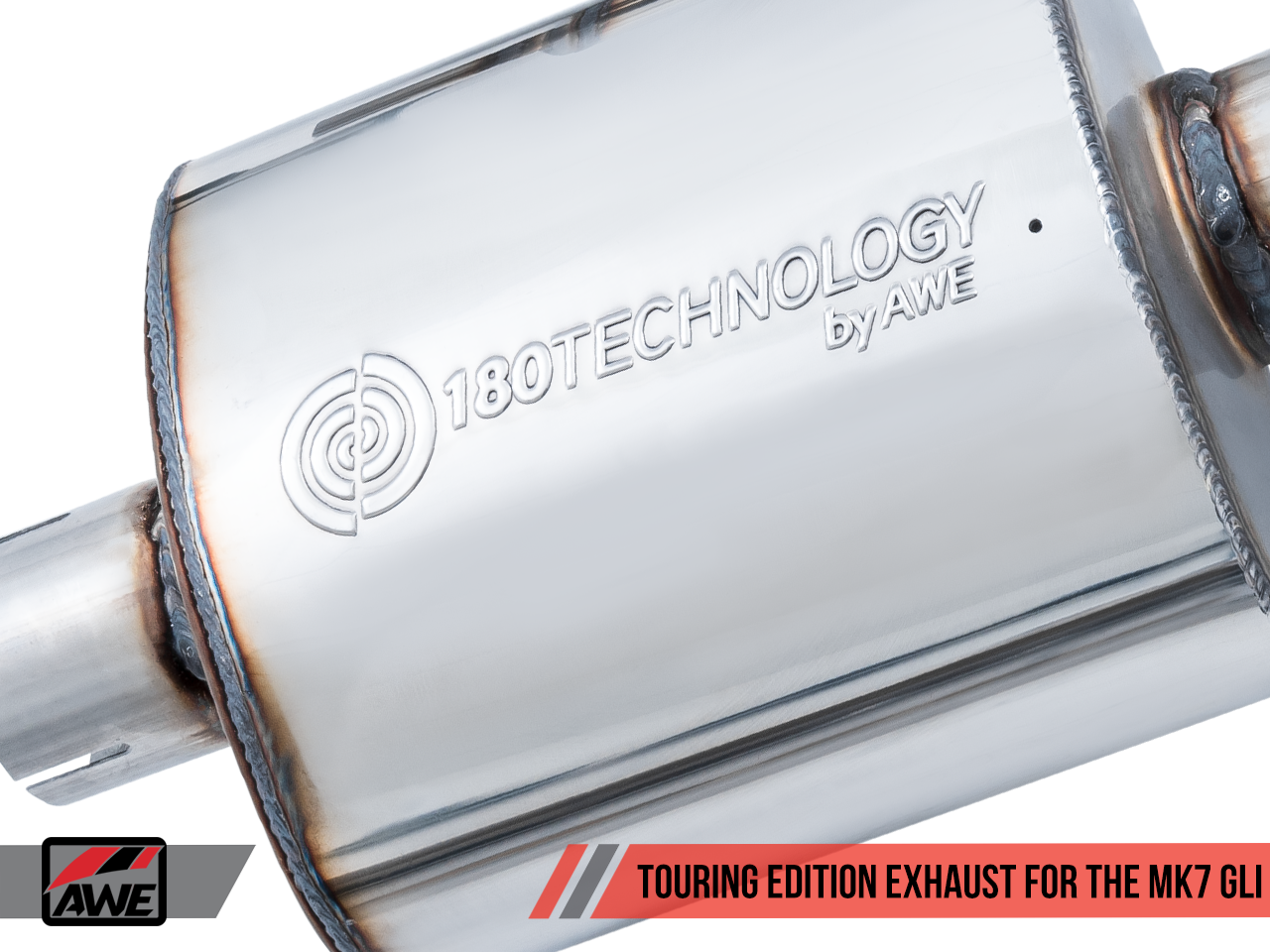 AWE Touring Edition Exhaust for MK7 Jetta GLI w/ High Flow Downpipe (not included) - Chrome Silver Tips