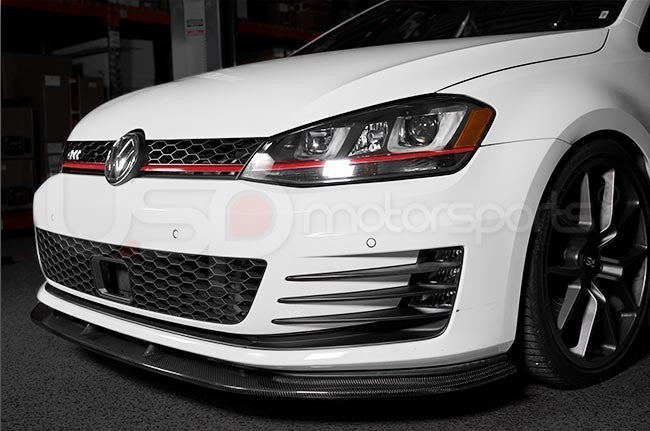 Aggressiv Carbon Fiber Front Lip - Low Profile For MK7 GTI