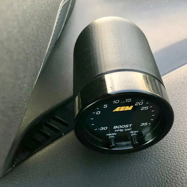 CJM Industries XL Deep - MK7/7.5 GTI & Golf R V3 Single Gauge Pod | 2019025-MK7S-XL-TX