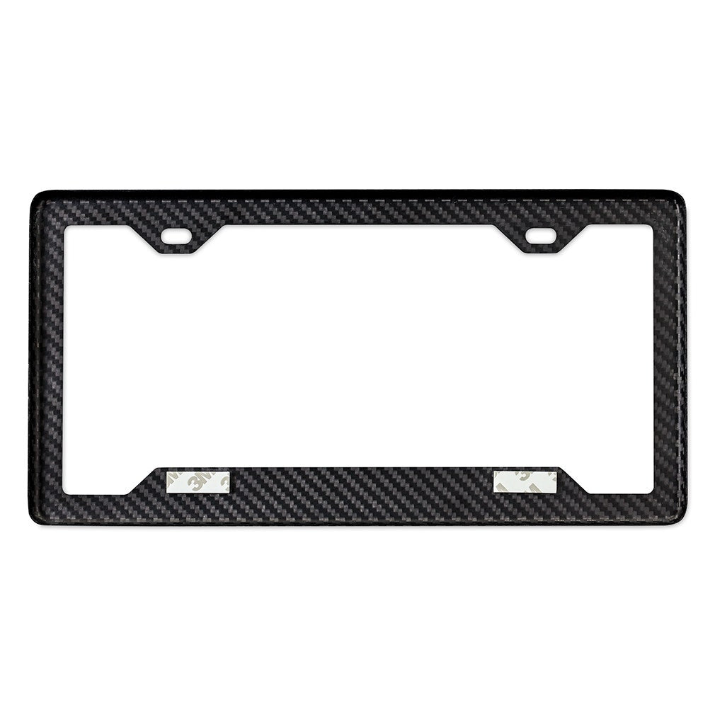 Mishimoto Carbon Fiber License Plate Frame - Gloss - 0