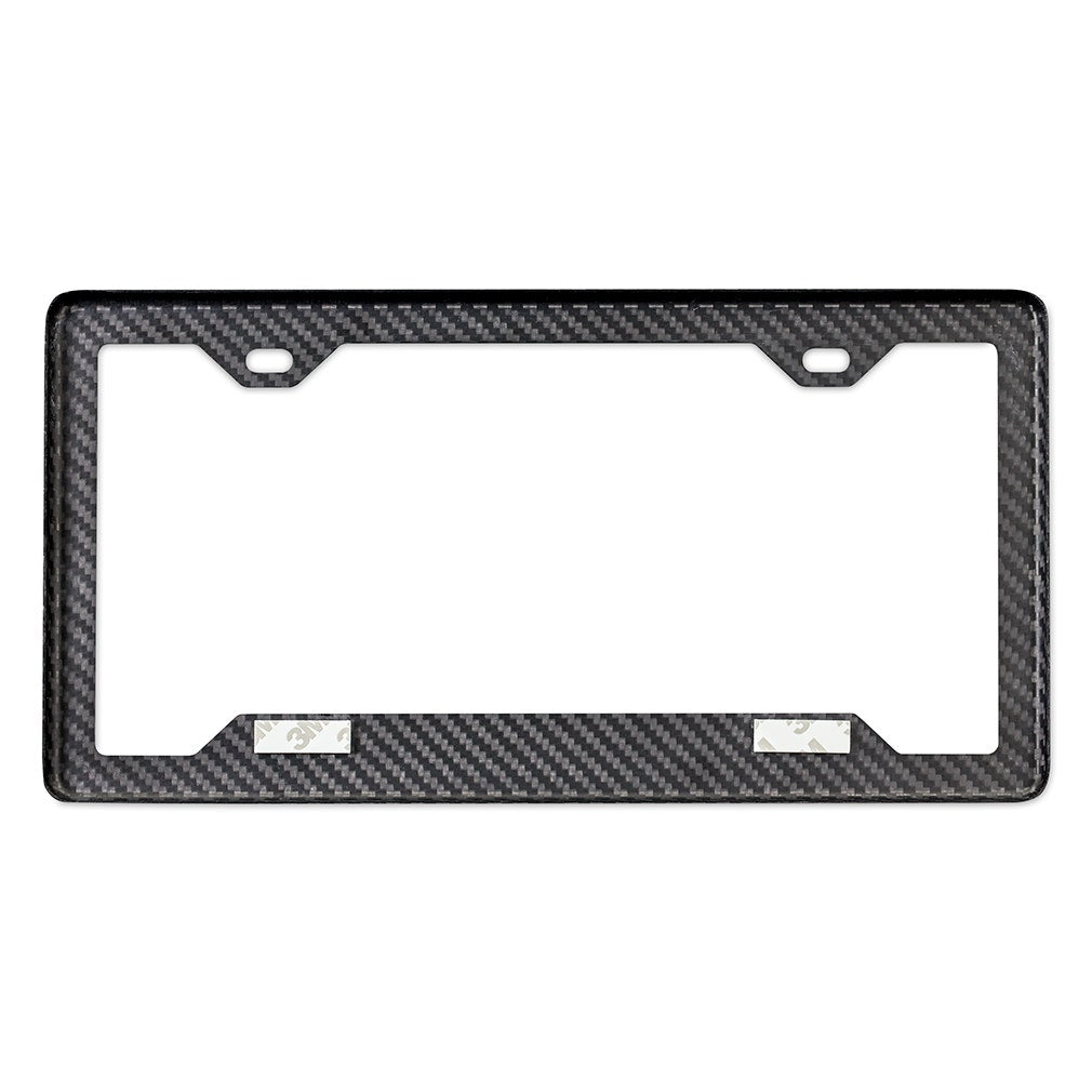 Mishimoto Carbon Fiber License Plate Frame - Matte - 0