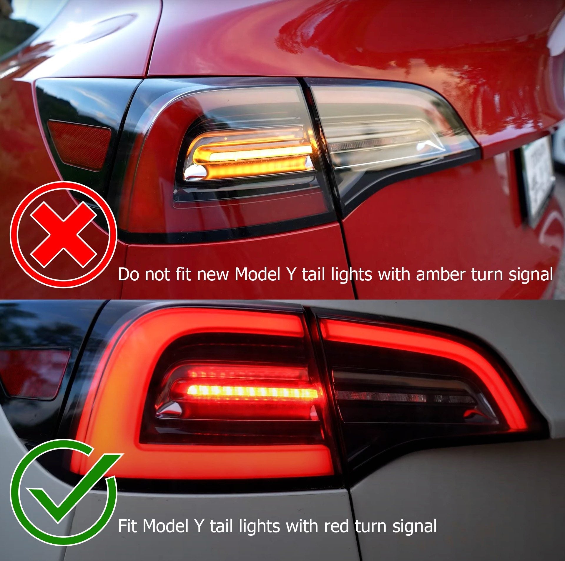 17-22 Tesla Model 3 / 20-22 Model Y (Without Stock Amber Turn Signal) PRO-Series LED Tail Lights Jet Black - 0