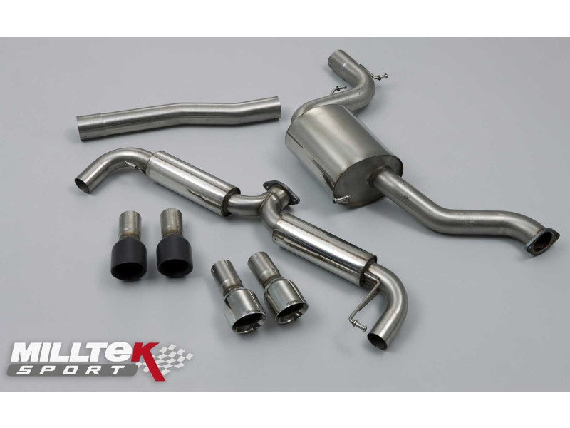 Milltek 3" Race Cat Back Exhaust - Polished Tips - MK6 GTI 2.0T