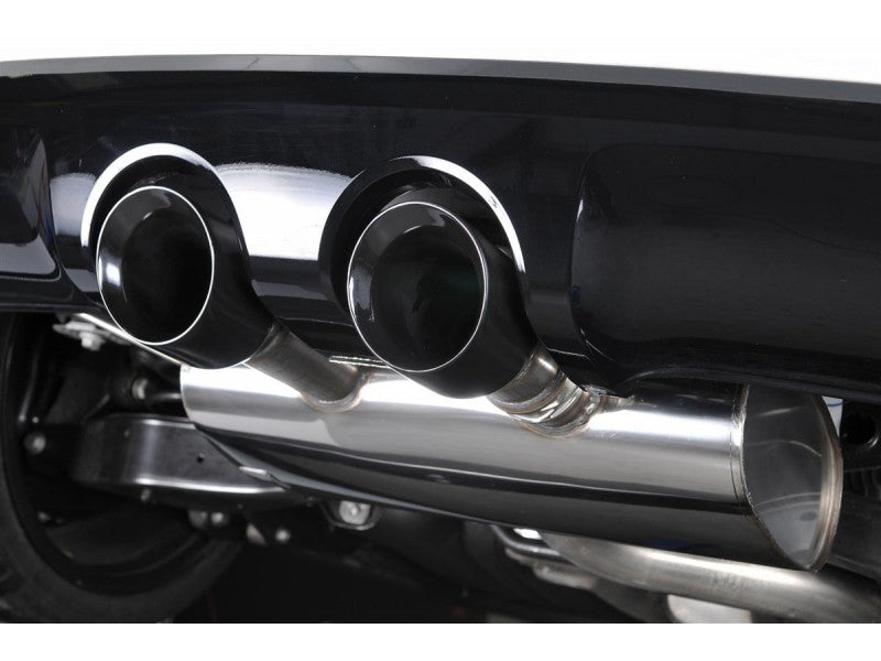 Milltek 2.75" Resonated Cat Back Exhaust - Black Velvet Tips - MK6 Golf R