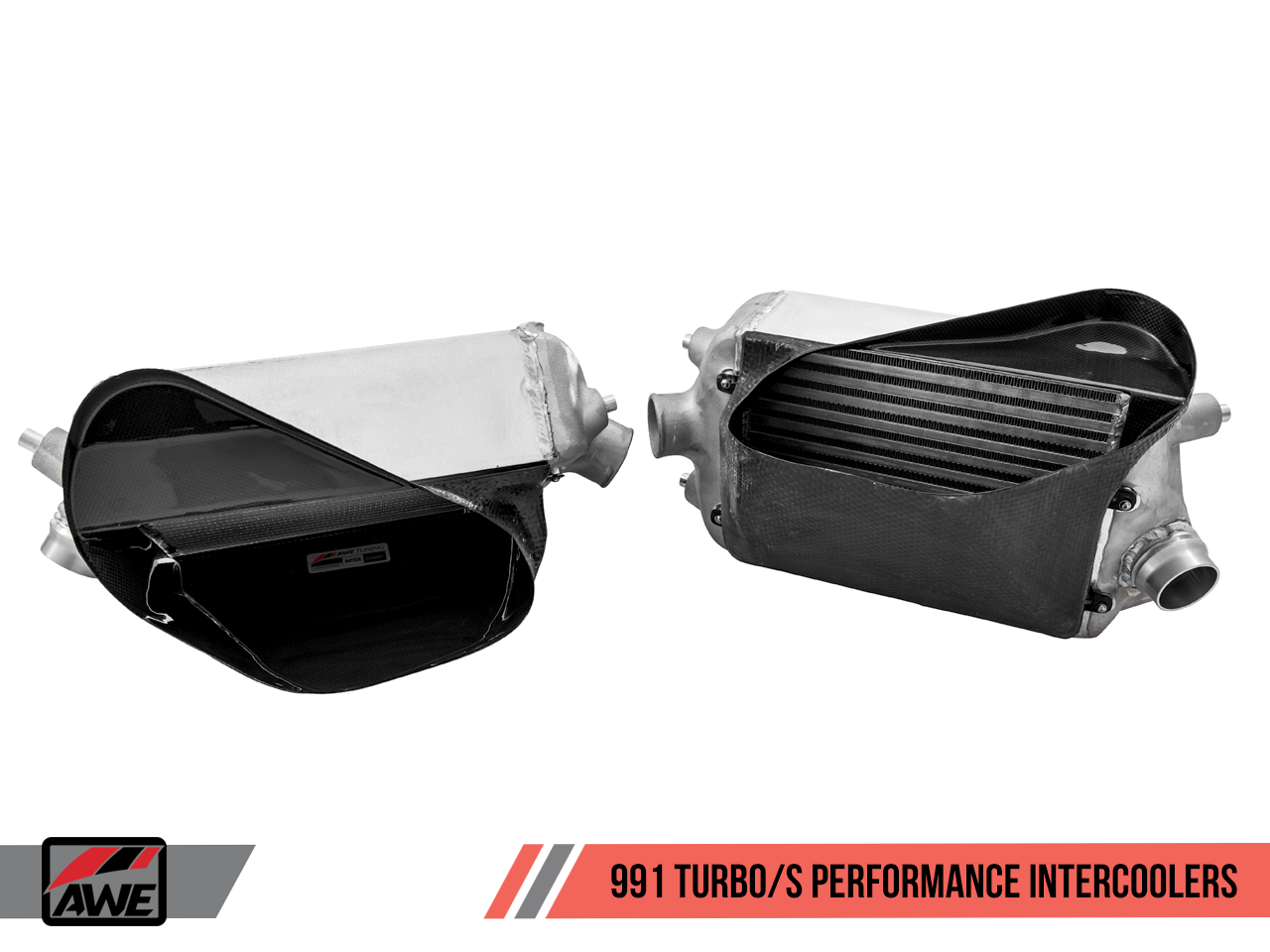 AWE Performance Intercooler Kit for Porsche 991 Turbo / S