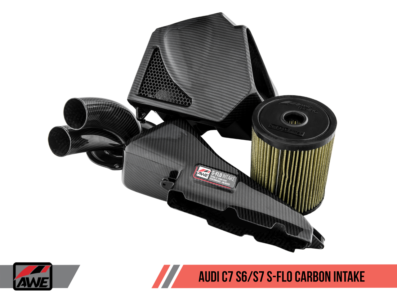 AWE S-FLO Carbon Intake for Audi C7 S6 / S7