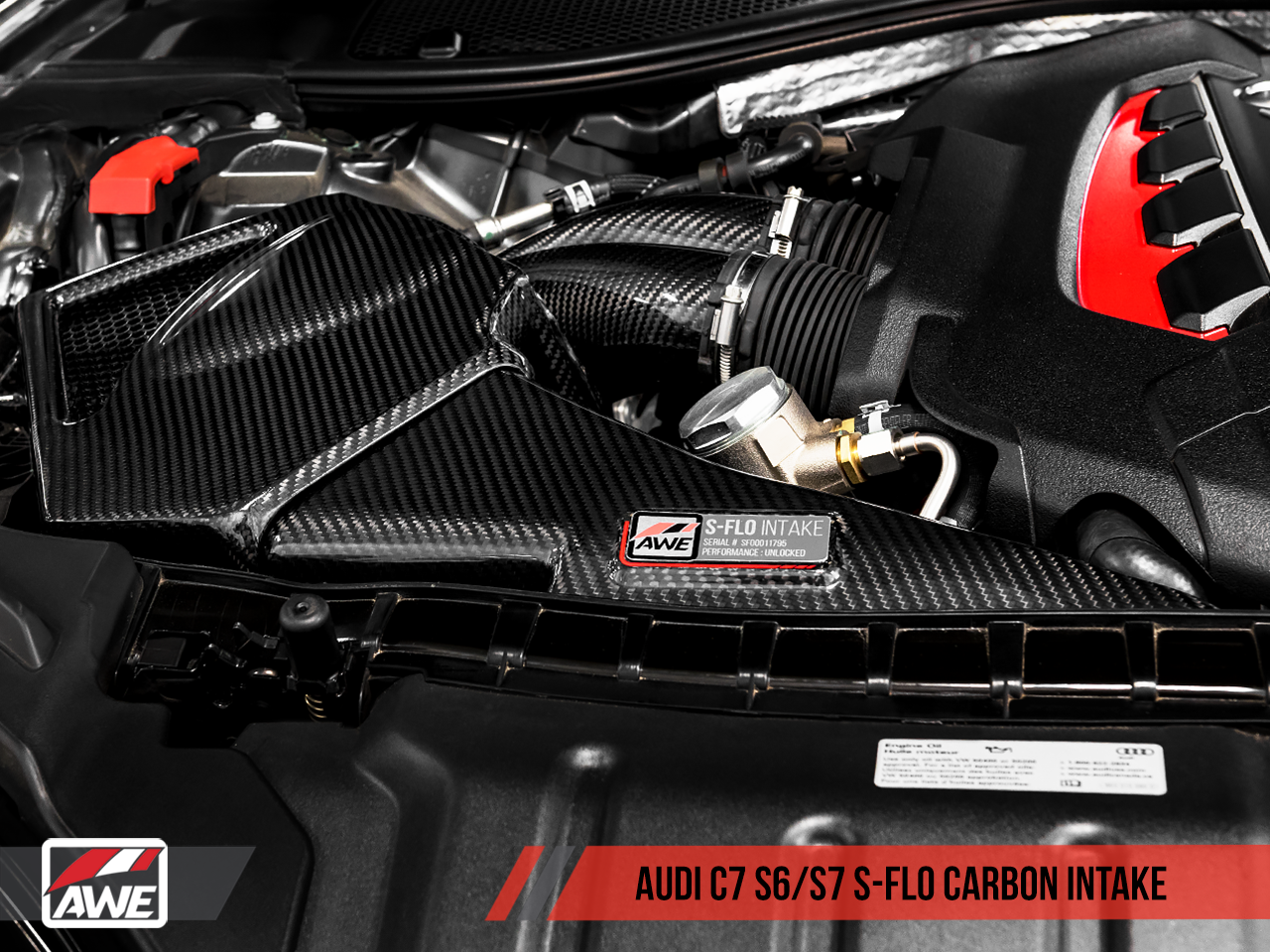 AWE S-FLO Carbon Intake for Audi C7 S6 / S7