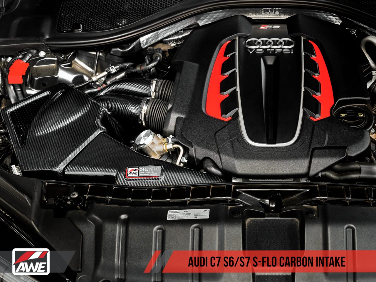 AWE S-FLO Carbon Intake for Audi C7 S6 / S7