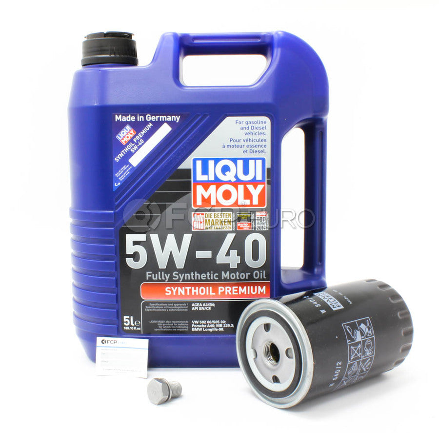 VW Audi Synthetic Oil Change Kit 5W-40 - Liqui Moly 517440