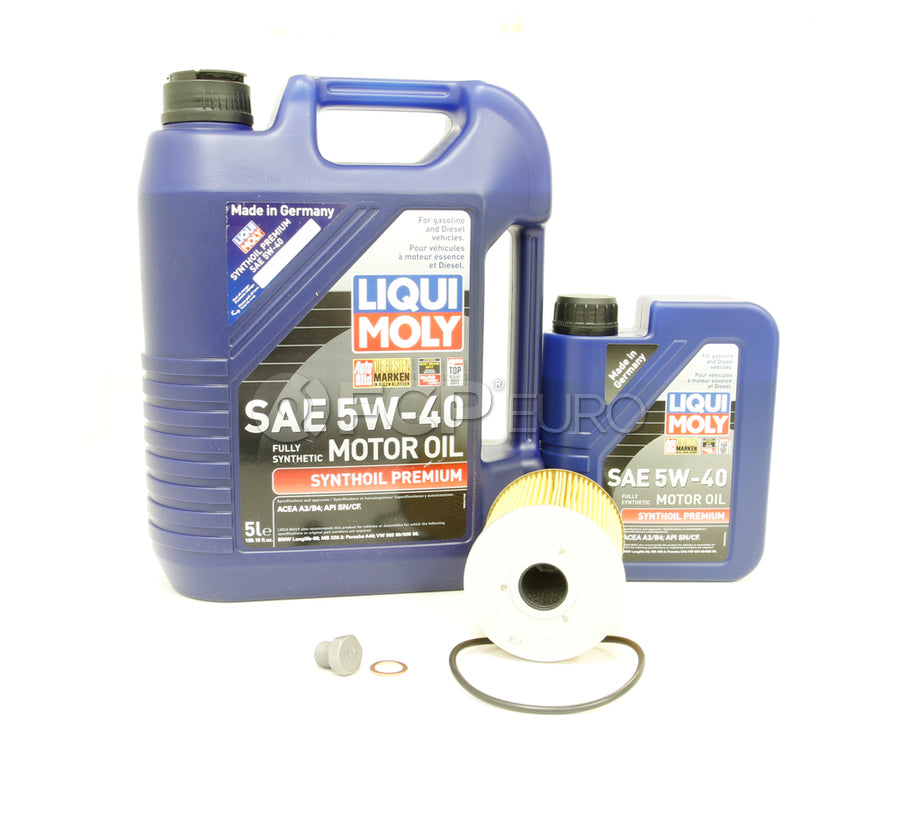 VW Audi Oil Change Kit 5W-40 - Liqui Moly 517089