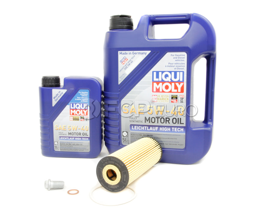 Mercedes Oil Change Kit 5W-40 - Liqui Moly 1041800109.6L