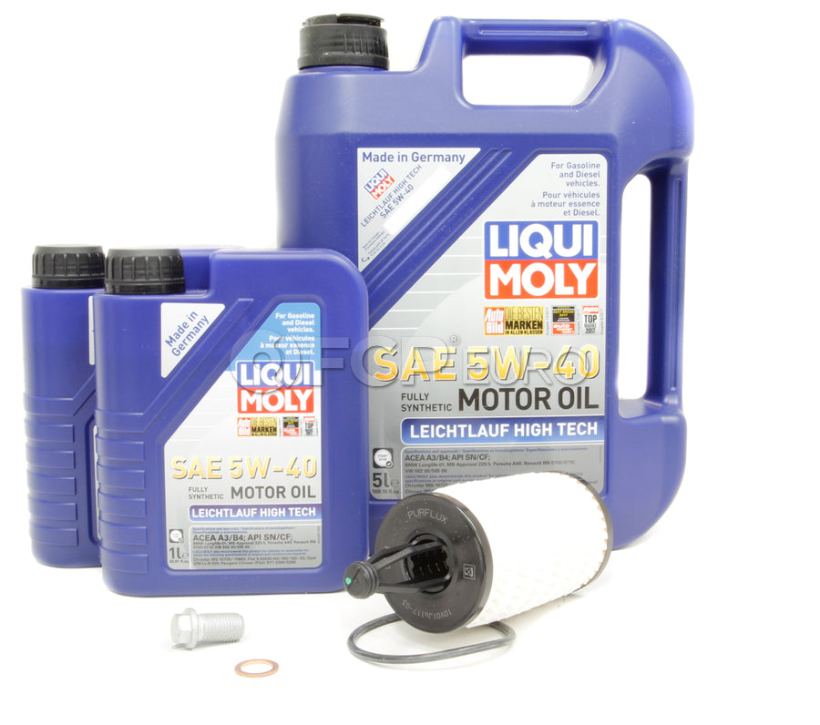 Mercedes Oil Change Kit 5W-40 - Liqui Moly 2761800009.7L