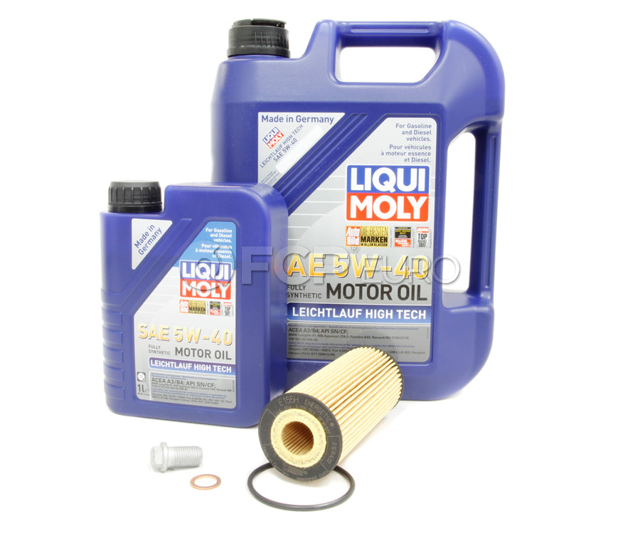 Mercedes Oil Change Kit 5W-40 - Liqui Moly 2781800009.6L