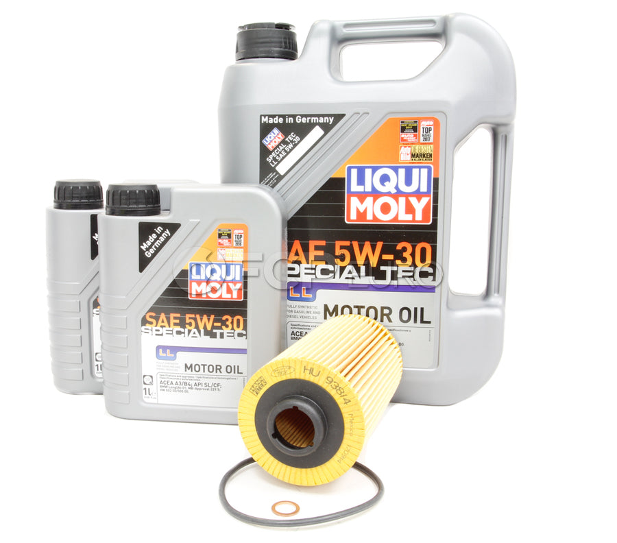 BMW 5W30 Oil Change Kit - Liqui Moly 11427510717KT4.LM