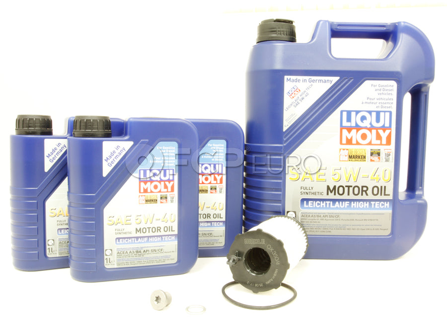 Audi Engine Oil Change Kit - Liqui Moly KIT-079198405E.8L