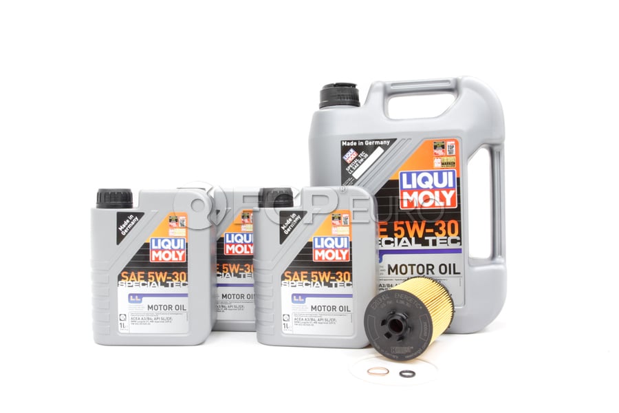 BMW 5W30 Oil Change Kit - Liqui Moly 11427542021KT.LM