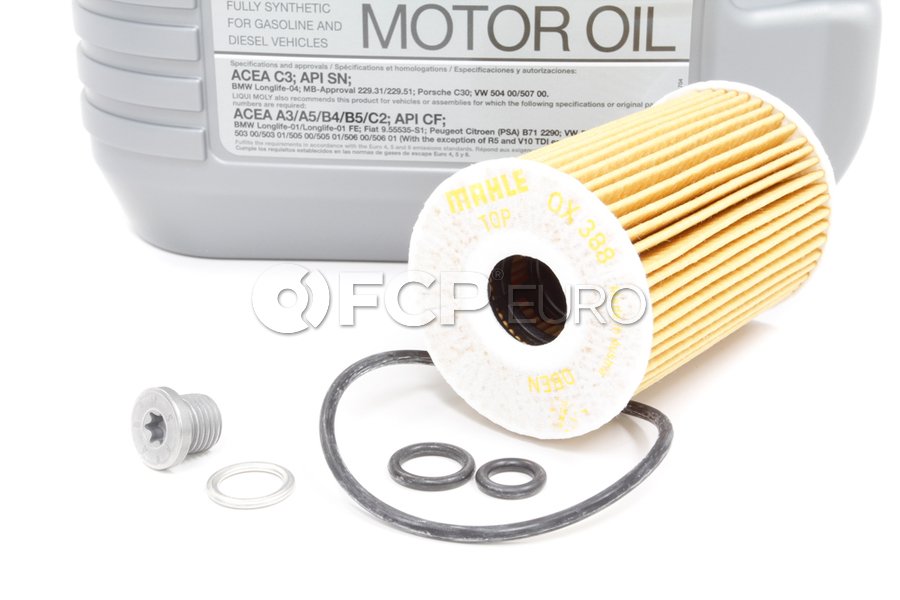 VW Audi Diesel Oil Change Kit 5W-30 - Liqui Moly KIT-03L115562.5L - 0