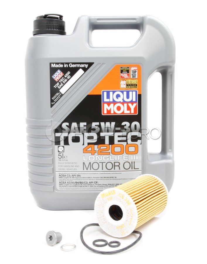 VW Audi Diesel Oil Change Kit 5W-30 - Liqui Moly KIT-03L115562.5L