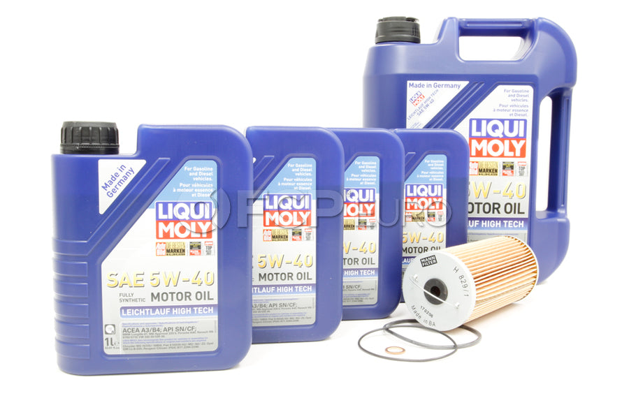 Mercedes Oil Change Kit 5W-40 - Liqui Moly KIT-515669