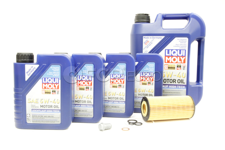 Mercedes Oil Change Kit 5W-40 - Liqui Moly 2751800009.9L