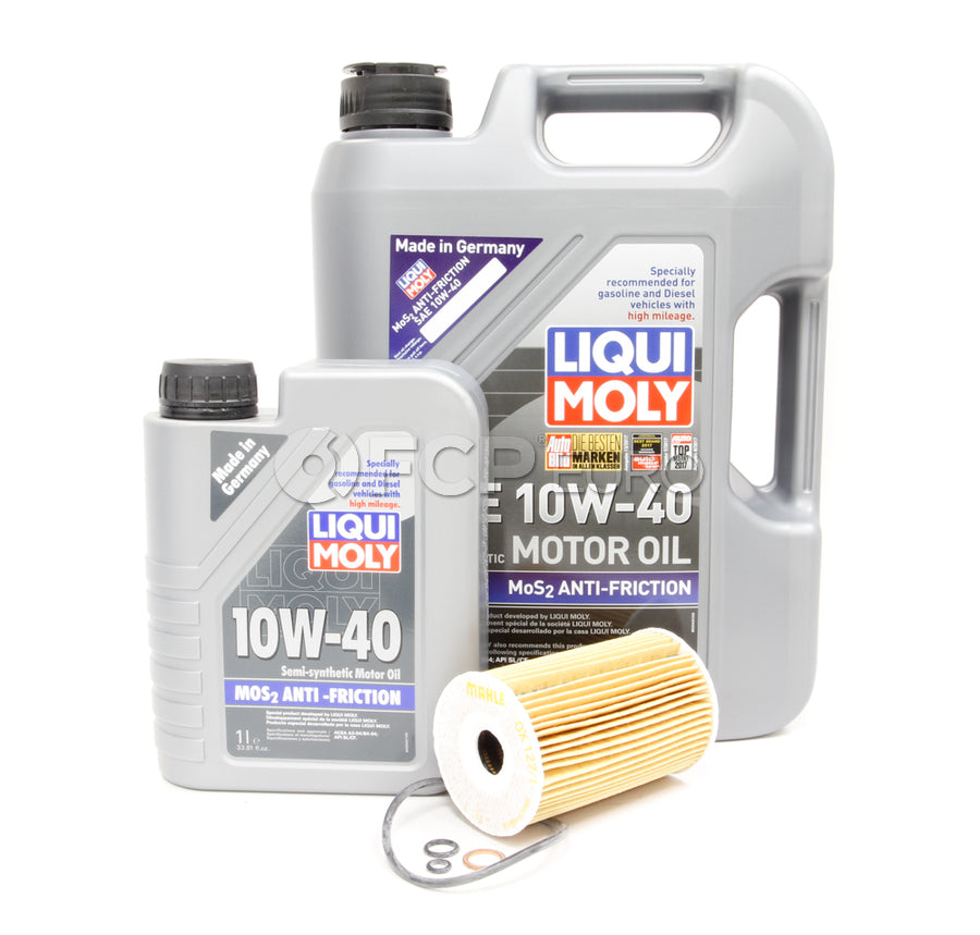 BMW 10W40 Oil Change Kit - Liqui Moly 11421716192KT2