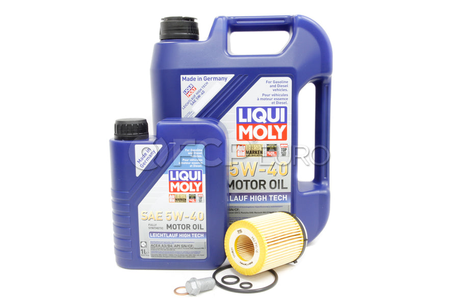 Mercedes Oil Change Kit 5W-40 - Liqui Moly 2701800109.6L