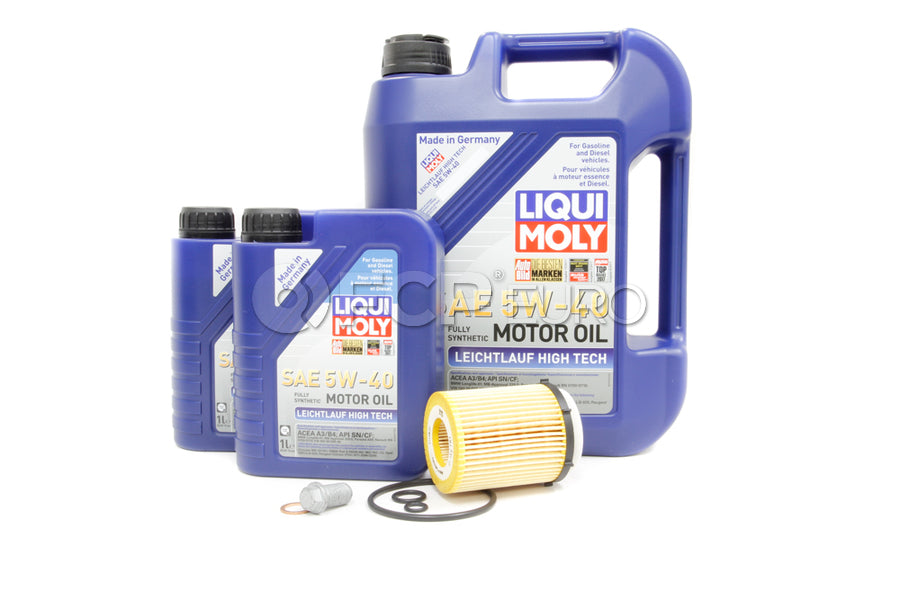 Mercedes Oil Change Kit 5W-40 - Liqui Moly 2701800109.7L