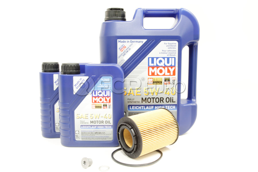 VW Oil Change Kit (5W40) - Liqui Moly KIT-021115562A.7L