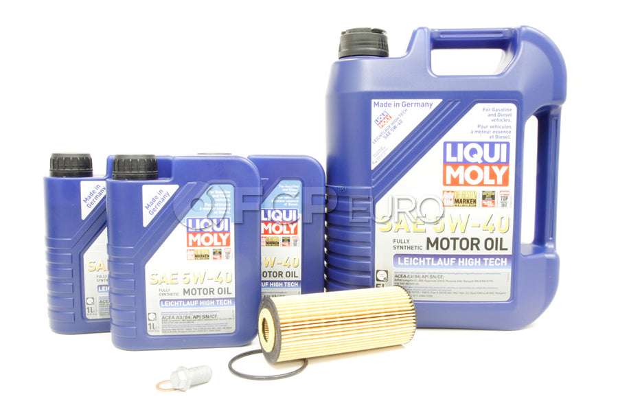 Mercedes Oil Change Kit 5W-40 - Liqui Moly 2781800009.8L.V3