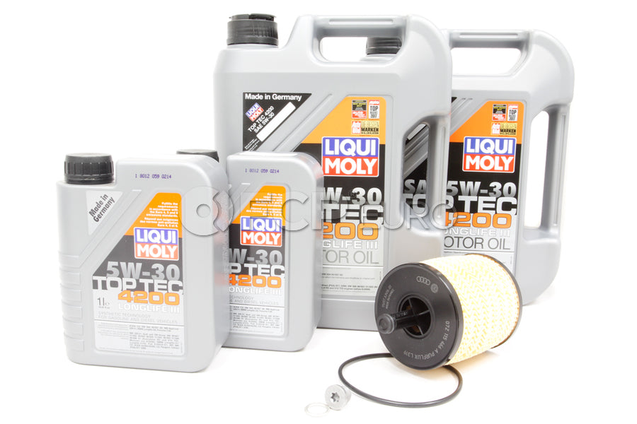 VW Oil Change Kit (5W30) - Liqui Moly KIT-523301