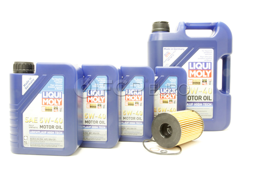 BMW 5W40 Oil Change Kit - Liqui Moly 11427848321KT2