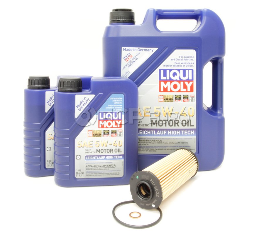 BMW 5W40 Oil Change Kit - Liqui Moly 11428583898.LM1