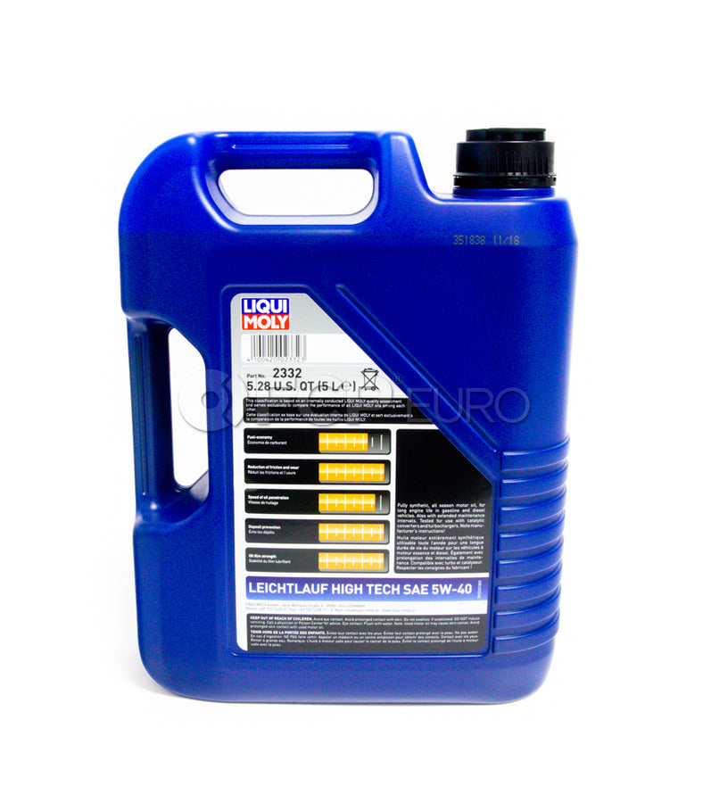 Mini 5W40 Oil Change Kit - Liqui Moly/Purflux 11427622446KT4