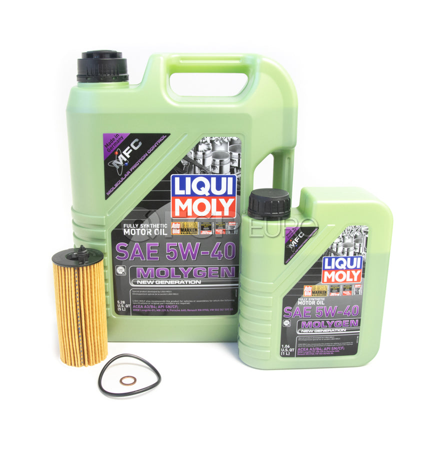 BMW 5W30 Oil Change Kit - Liqui Moly 11428583898.LM