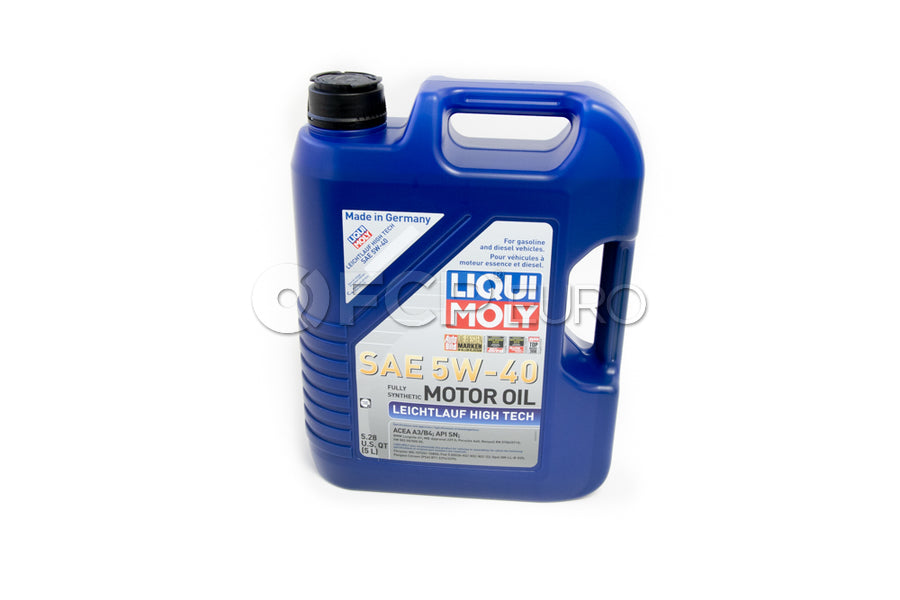 Porsche Engine Oil Change Kit (5W-40) - Liqui Moly/Mahle 99610722553KT