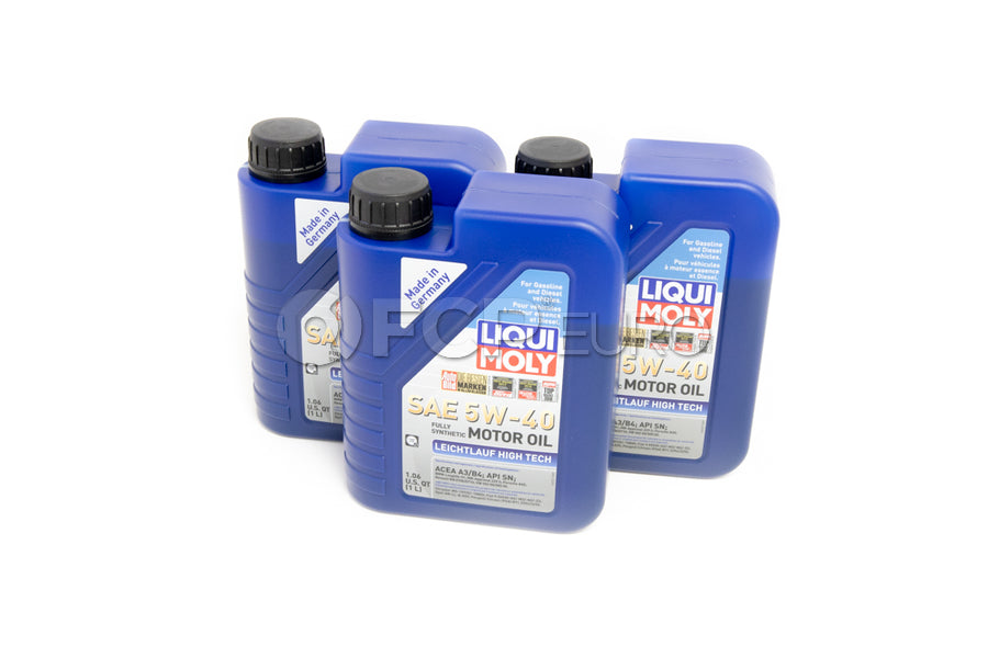 Porsche Engine Oil Change Kit (5W-40) - Liqui Moly/Mahle 99610722553KT