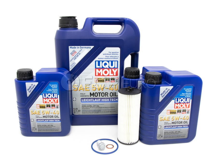 Mercedes Oil Change Kit 5W-40 - Liqui Moly 1761800800