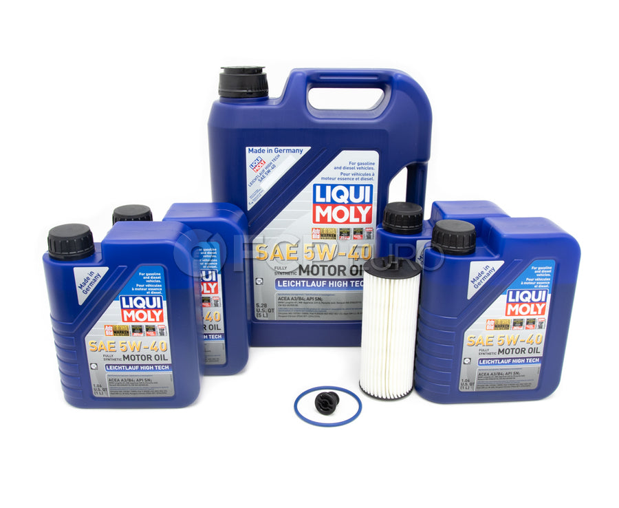 Mercedes Oil Change Kit 5W-40 - Liqui Moly 1761800800