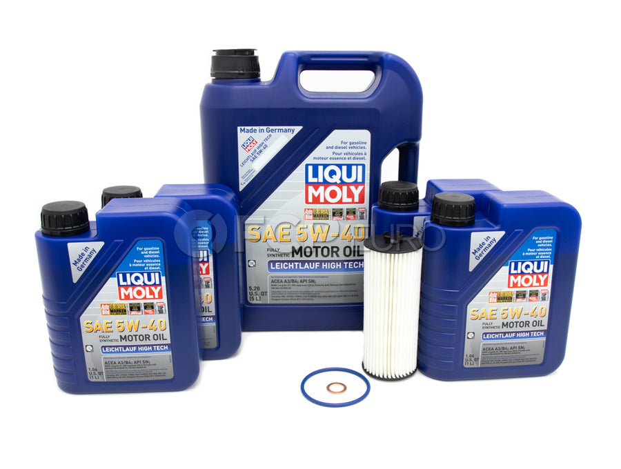 Mercedes Oil Change Kit 5W-40 - Liqui Moly 1761800800