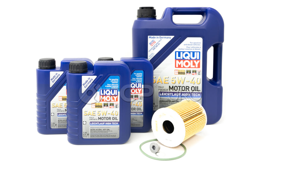 Porsche Engine Oil Change Kit (5W-40) - Liqui Moly/Mahle 95BOILKT2