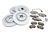 Audi VW Brake Kit - Zimmermann/Akebono 8K0615301MKT3