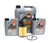 Porsche Engine Oil Change Kit (5W-30) - Liqui Moly/Mahle 92ABASEOILKT