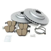 BMW Drilled Brake Kit - Zimmermann/Akebono 34116855000KTF15